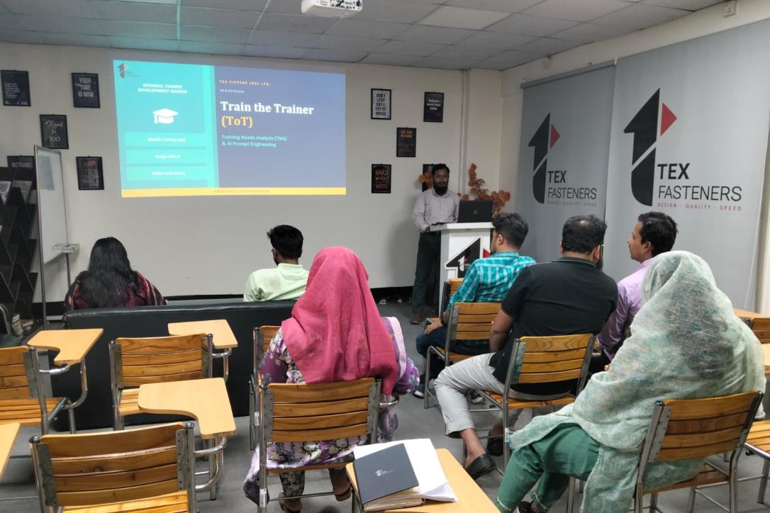 Coach Hasibur delivering Train the Trainer session