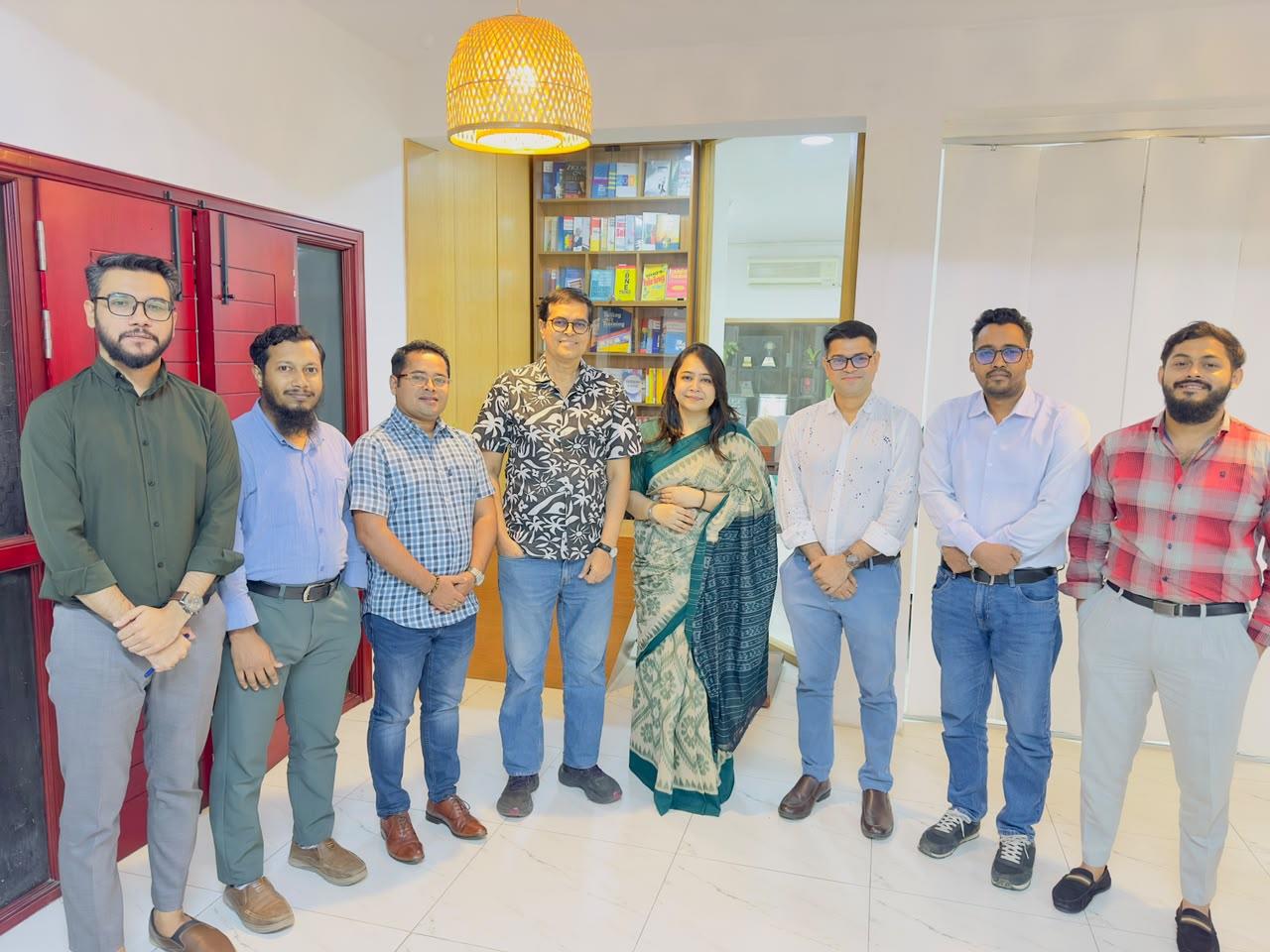 Team meet-up with industry peers